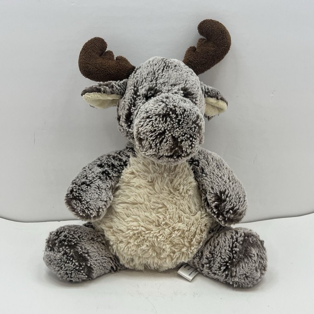 Aurora Milo The Moose Brown Stuffed Animal Plush 11" Soft‎ Cuddle Toy